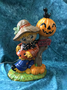 Halloween Scarecrow "Pumpkins For Sale"