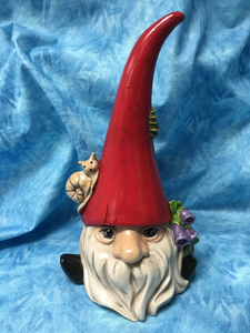 Old Man Gnome with Snail