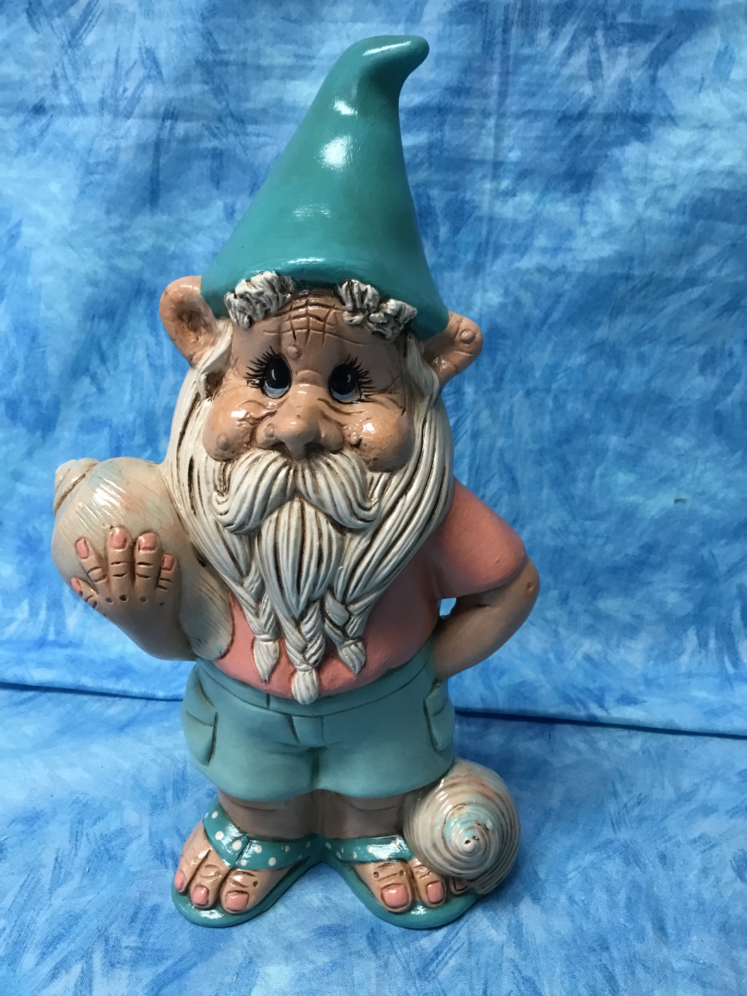 Tropical Beach Man Gnome Standing